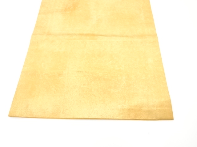  引箔華紋に向かい鳥模様織出し名古屋帯